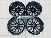 20” CONCAVO 06 GLOSS BLACK  BAKKIE RIMS 6/139 PCD